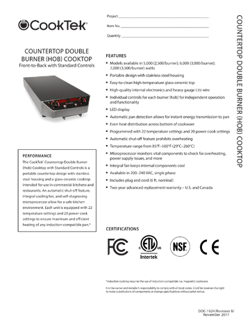 Spec Sheet