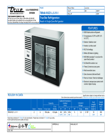 Spec Sheet