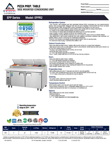 Spec Sheet