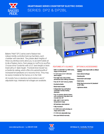 Spec Sheet