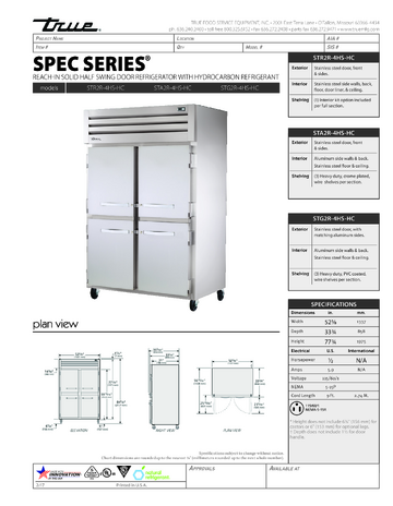 Spec Sheet