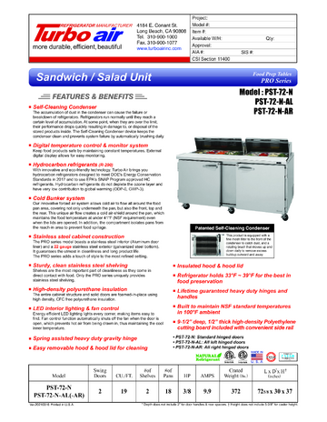 Spec Sheet