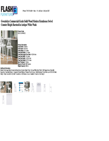 Spec Sheet