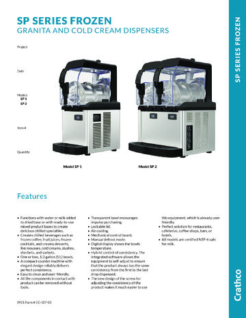 Spec Sheet