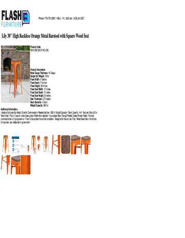 Spec Sheet