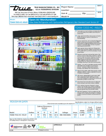 Spec Sheet