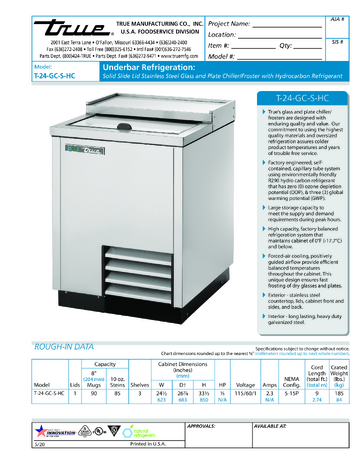 Spec Sheet