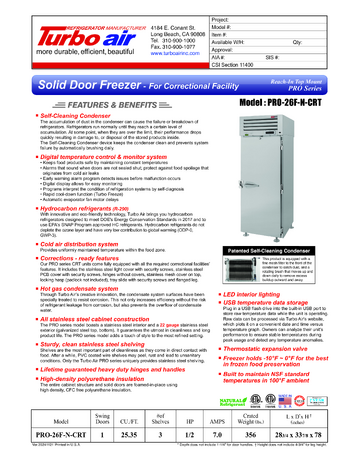Spec Sheet