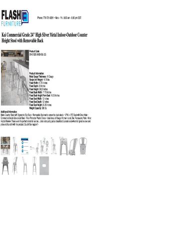 Spec Sheet