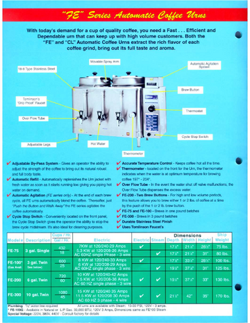 Spec Sheet