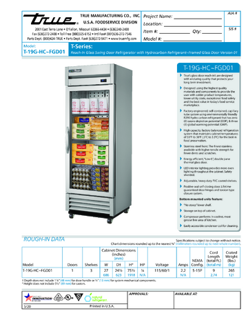Spec Sheet