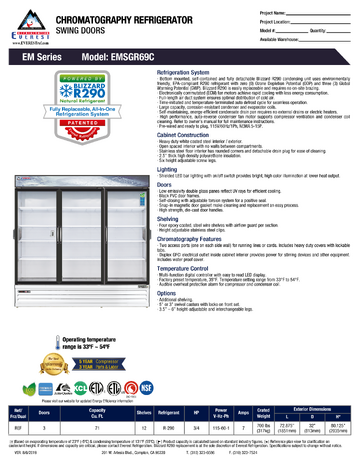 Spec Sheet