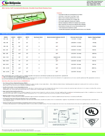Spec Sheet