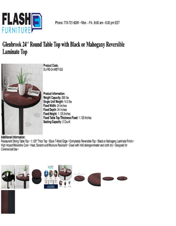 Spec Sheet