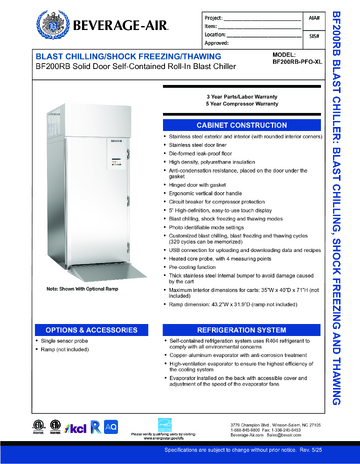 Spec Sheet