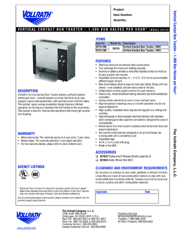 Spec Sheet