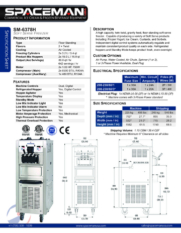 Spec Sheet