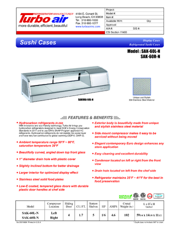 Spec Sheet