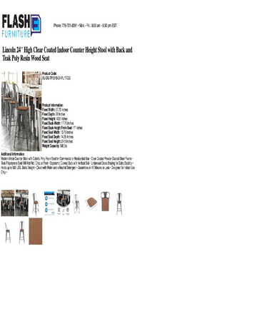Spec Sheet