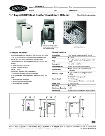 Spec Sheet