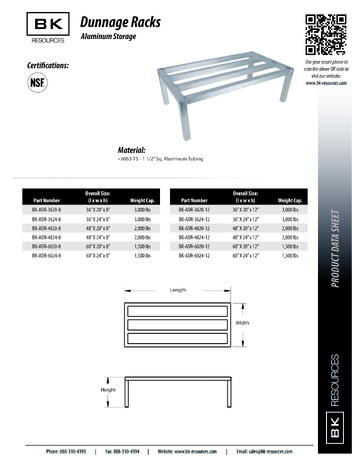 Spec Sheet