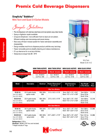 Spec Sheet