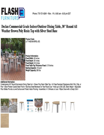 Spec Sheet