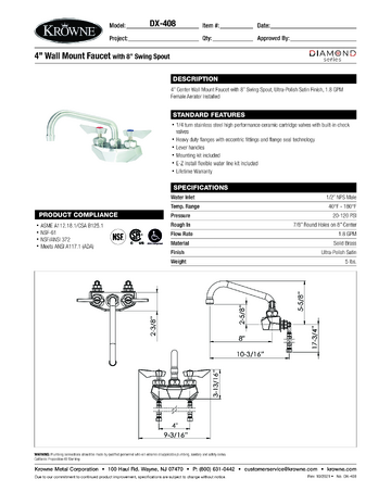 Spec Sheet