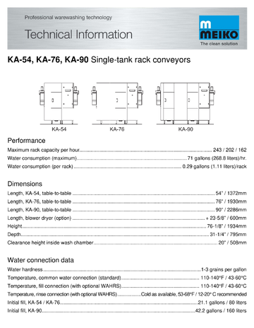 Spec Sheet