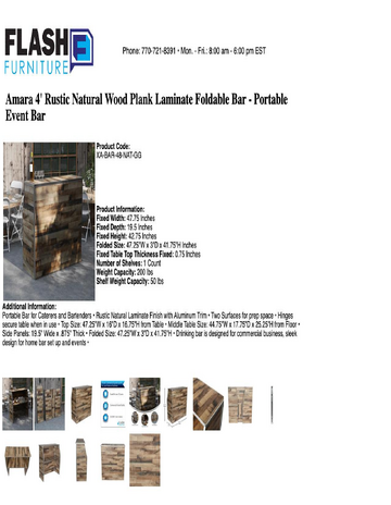Spec Sheet