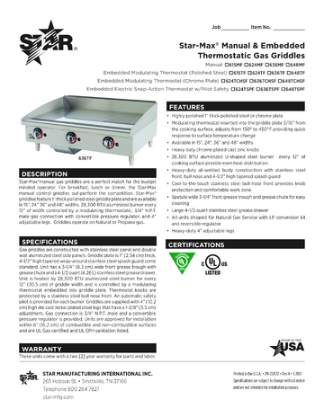 Spec Sheet