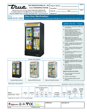 Spec Sheet