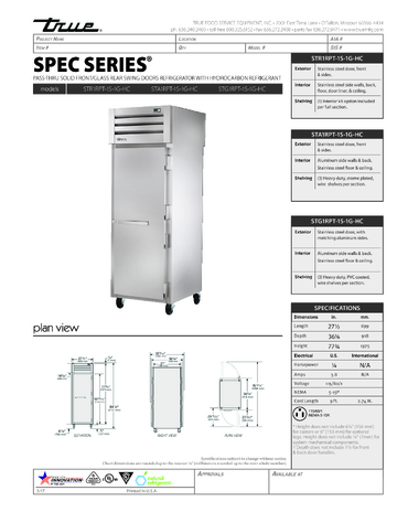 Spec Sheet
