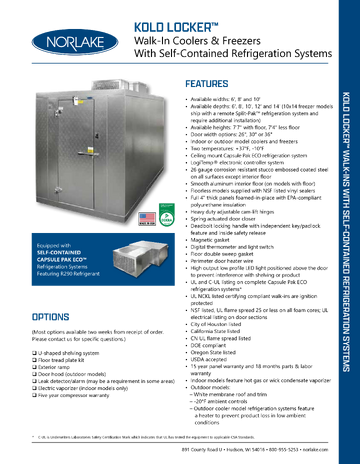 Spec Sheet