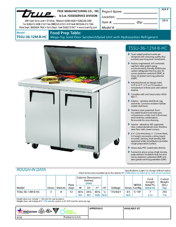 Spec Sheet