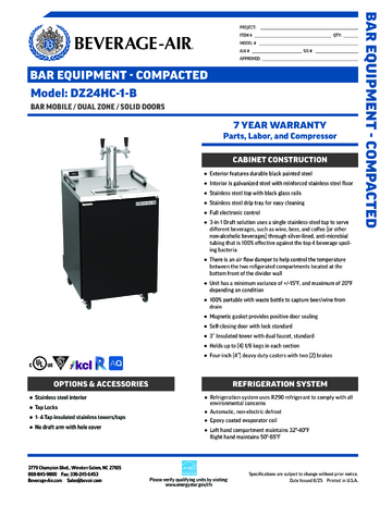 Spec Sheet