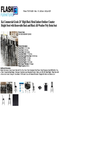 Spec Sheet