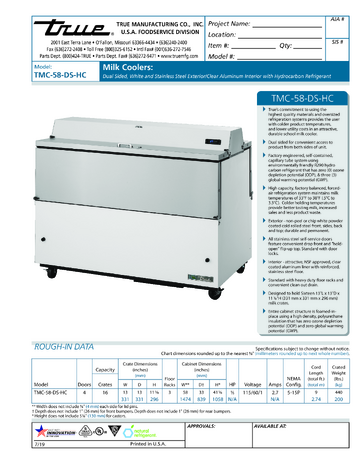 Spec Sheet