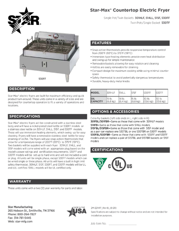 Spec Sheet