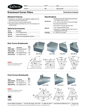 Spec Sheet