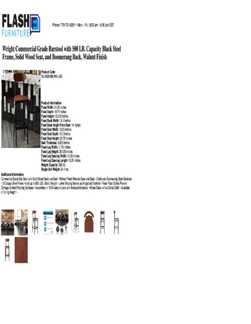 Spec Sheet