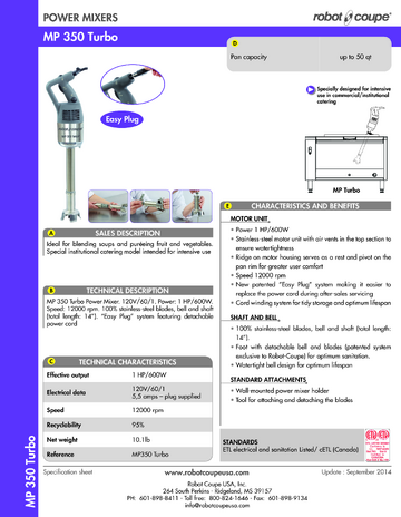 Spec Sheet