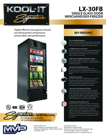 Spec Sheet