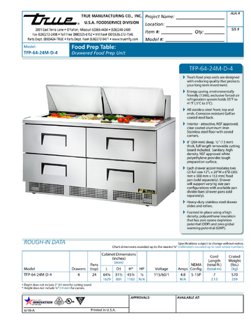 Spec Sheet