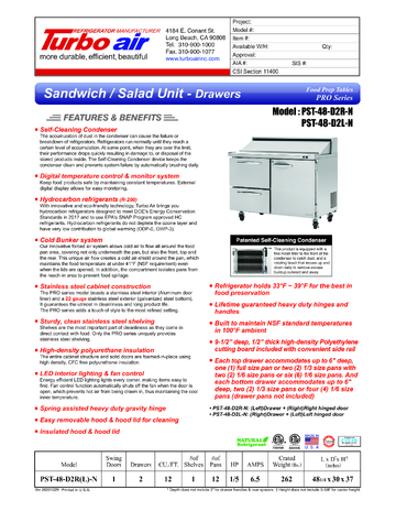 Spec Sheet
