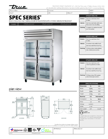 Spec Sheet