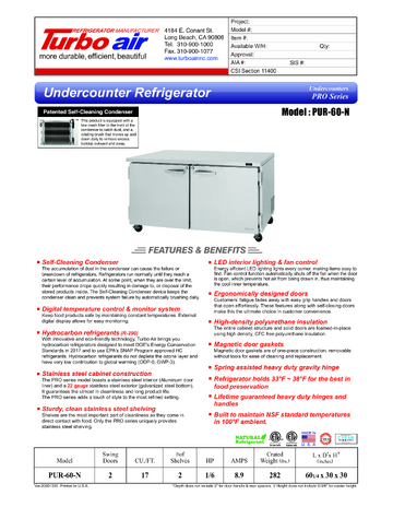 Spec Sheet