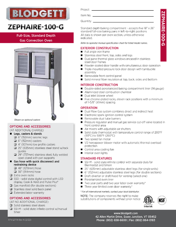 Spec Sheet