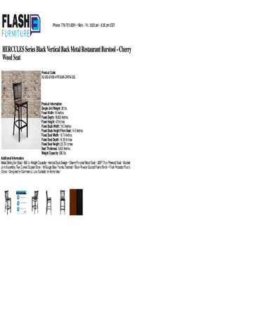 Spec Sheet