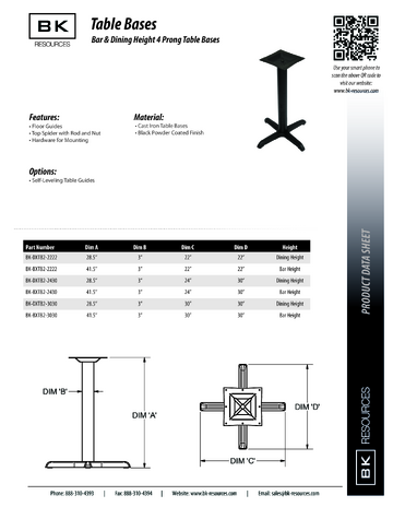 Spec Sheet